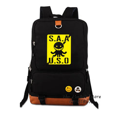 Assassination Classroom Korosensei Women Backpack Canvas School Bags Laptop