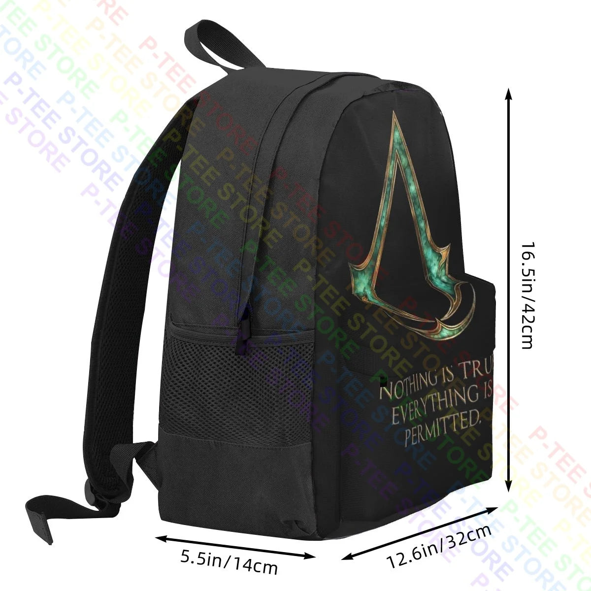 Assassinscreed Brotherhood Backpack Foldable 3D Printing Large Capacity
