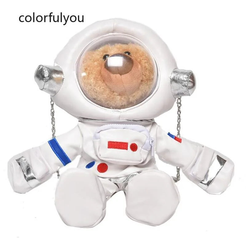 Astronaut Bear Shoulder Bag Crossbody Purse Girls Clutch Bags