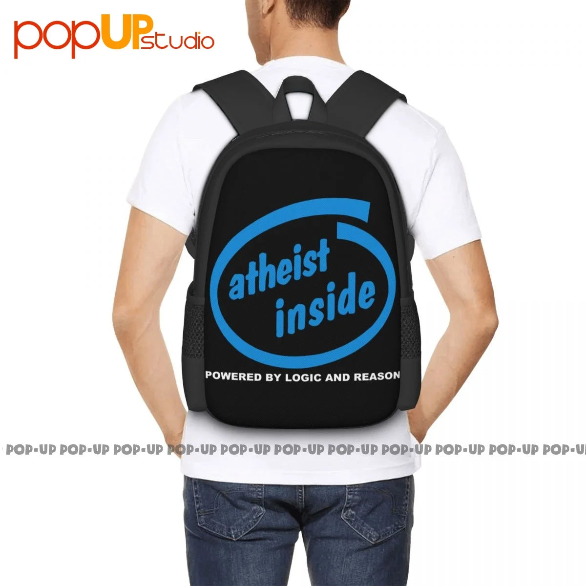 Vintage Gym Bag Atheist Design