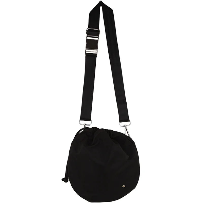 Attra-Yo Women's Crossbody Bucket Bag Nylon Shoulder Strap Drawstring