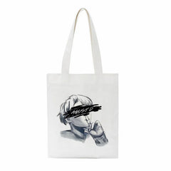 August D Graphic Print Handbags Harajuku Large Capacity Bag