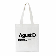 August D Graphic Print Handbags Harajuku Large Capacity Bag