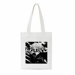 August D Graphic Print Handbags Harajuku Large Capacity Bag