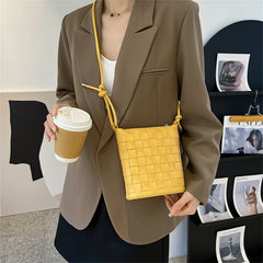 Autum Women's Small PU Leather Bucket Bag Handbag
