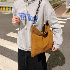 Solid Chain Tote Niche One-shoulder Diagonal Bag