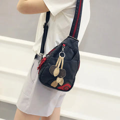 Autumn Backpack Ladies 2021 New Chest Bag Soft Leather Mini Messenger Bag