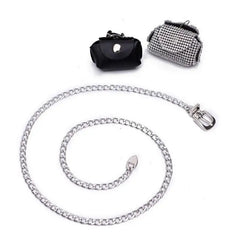 Autumn Mini Rhinestone Chain Belt Bag Wild Suit Skirt Decoration