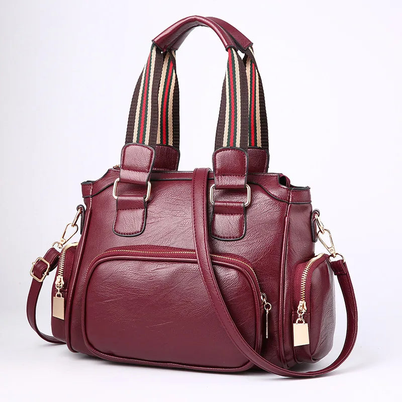 Autumn Leisure One-shoulder Handbag Women Large-capacity European and American L