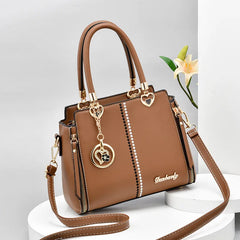 Autumn Pu Women's Bag One Shoulder Messenger Bag Large Capacity High Handbag