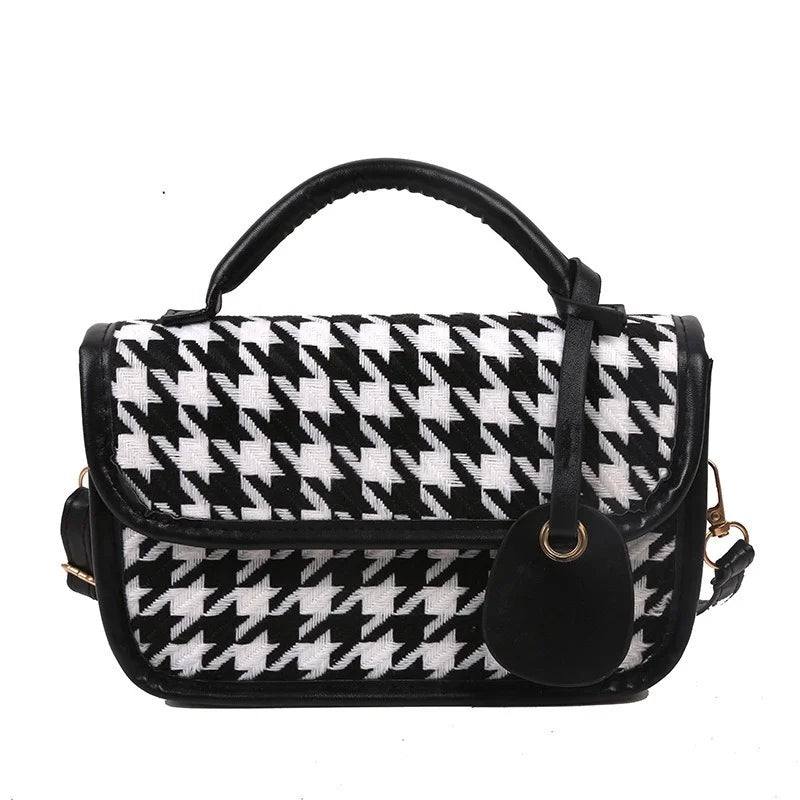 Autumn Printed Canvas Tote Bag Messenger Shoulder Square Bag