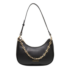 Autumn Texture Chain Bag Leather Armpit Handbag Girl Shoulder Wallet