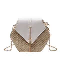 Autumn Straw Bag Woman Tassel Sweet One-shoulder Street Style