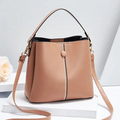 Autumn One-shoulder Bucket Bag Women Ladies Messenger Handbag