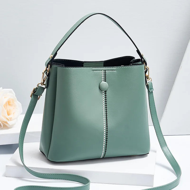 Autumn One-shoulder Bucket Bag Women Ladies Messenger Handbag