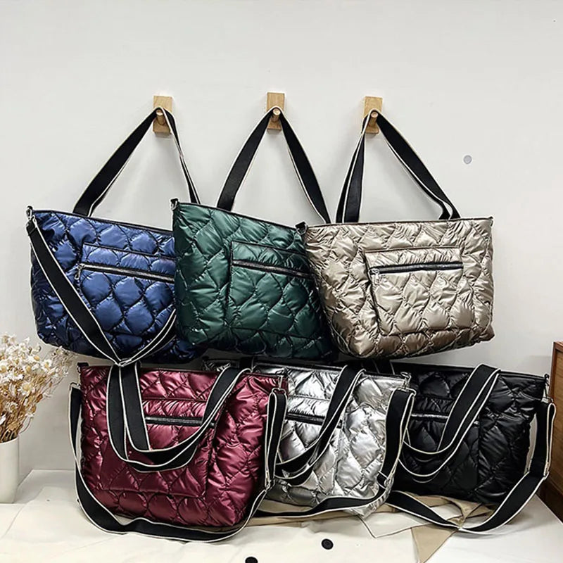 Cotton Pattern Shoulder Crossbody Bags Women Tote Bag Large Capacity