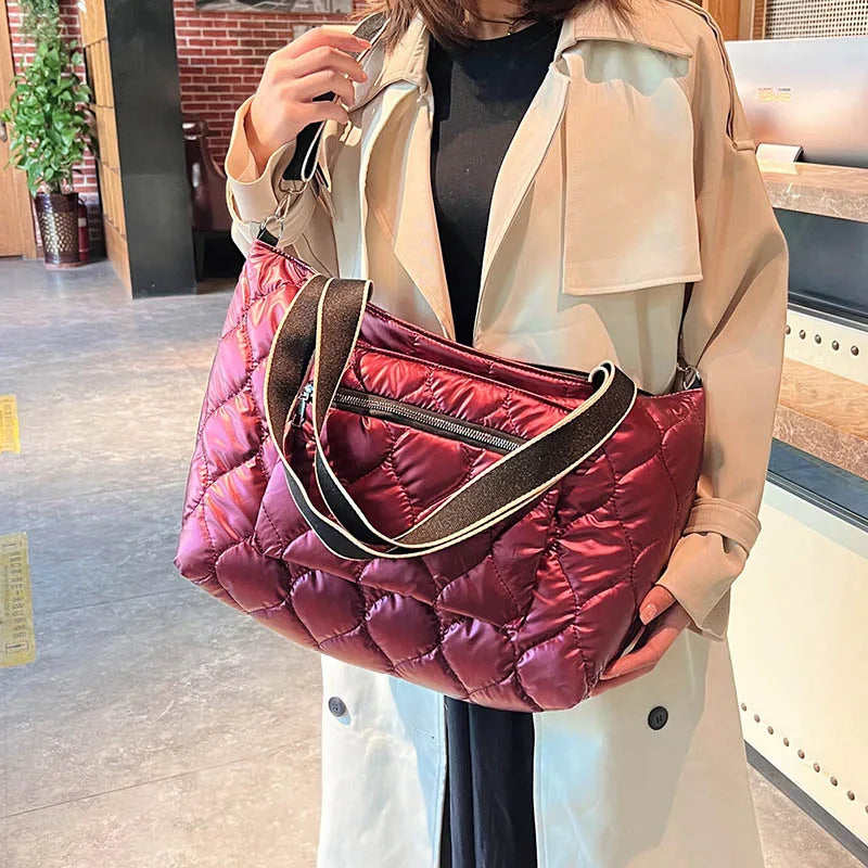 Cotton Pattern Shoulder Crossbody Bags Women Tote Bag Large Capacity