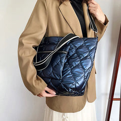 Cotton Pattern Shoulder Crossbody Bags Women Tote Bag Large Capacity