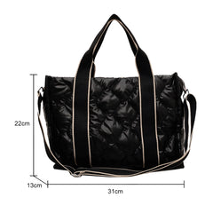 Autumn Winter Crossbody Bags Down Quilted Women Shoulder Handbags Large Capacity
