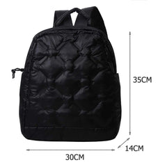 Autumn Winter Cotton Backpack Large Capacity School Bags