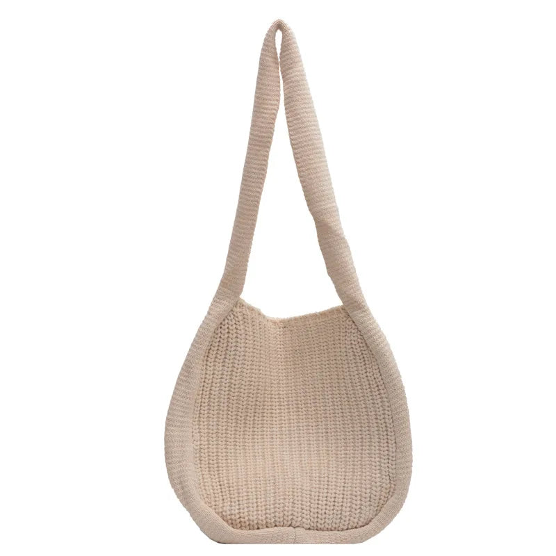 Women's Crossbody Bag Retro Knitting Shoulder Handbag