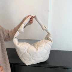 Autumn Winter Shopper Bag Dumplings Cotton Padded Crossbody Bags