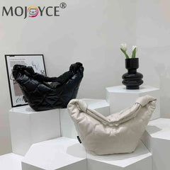 Cotton Padded Tote Crossbody Bags for Women
