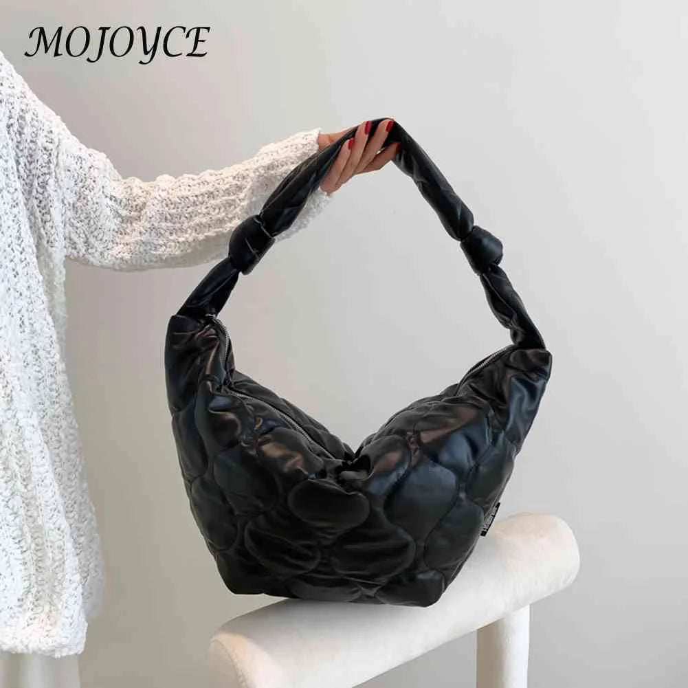 Autumn Winter Dumplings Shoulder Bag for Women Girl
