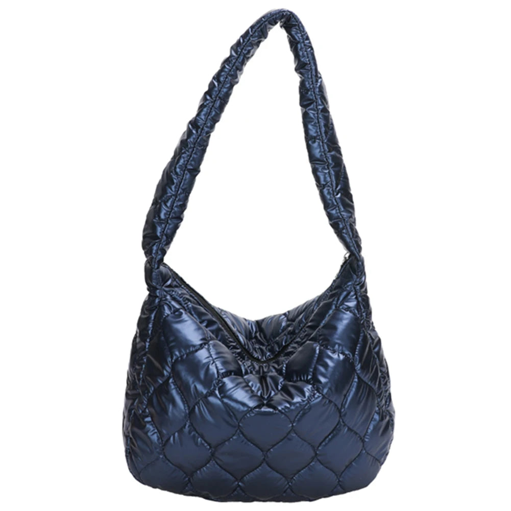 Quilted Messenger Bags Women Crossbody Bags Large Capacity Soft Girls
