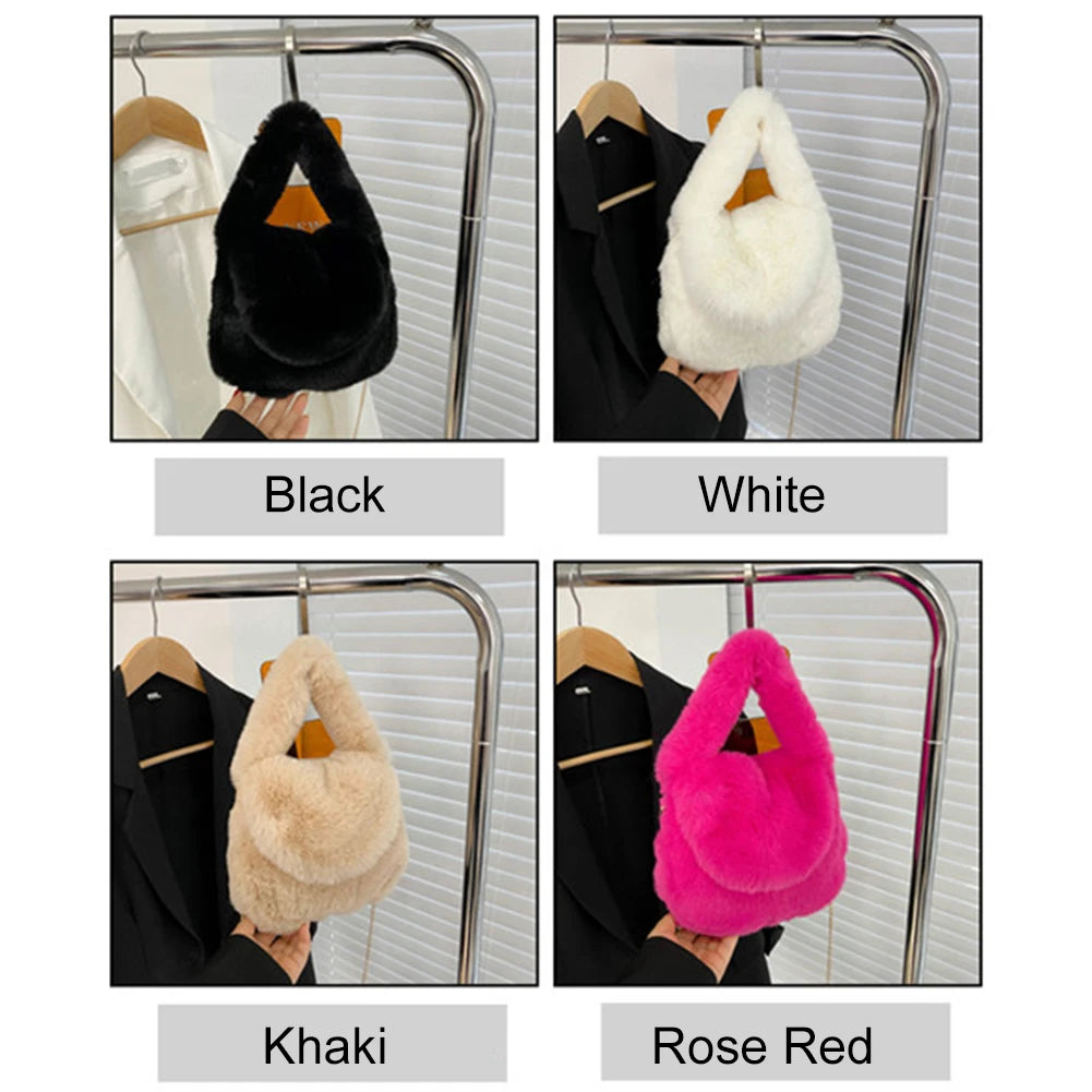 Shoulder Handbags with Pompom Pendant Crossbody Handbags