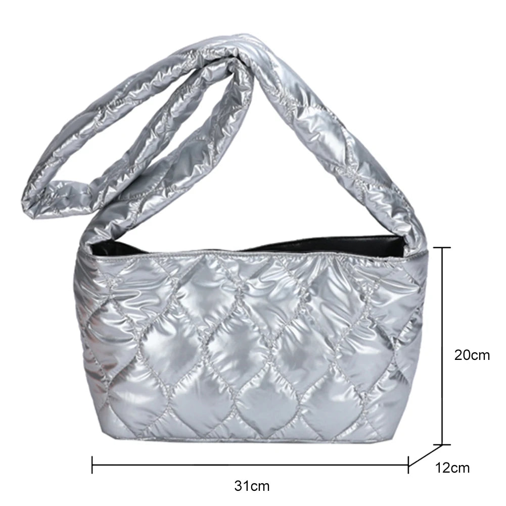 Quilted Rhombic Crossbody Bag for Women, Casual Handbag for Girls