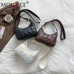 Women Shoulder Bag Quilted Commute Bags Casual Diamonds Small Round Purse