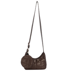 Quilted Women Shoulder Bag with Small Round Purse