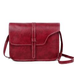Autumn Winter Women Shoulder Bag Mini Solid Pu Messenger Bag