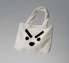 Plush Angry Rabbit Large Capacity Tote Bag Women Handbags