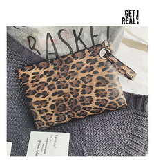 Leopard Retro Hand Bag Women's Autumn-Winter Ins Hot Hong Kong Style