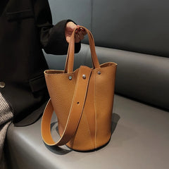 Women's Autumn/Winter Bucket Bag Shoulder Bag