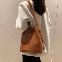Retro Shoulder Bag Zipper Women's Bag Casual Shopping Bag