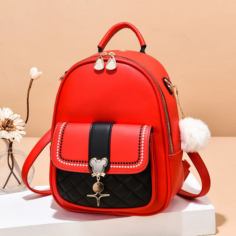 Autumn All-Match Backpack Women's Casual Messenger Bag