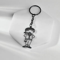 Personalized Couple Keychains Stainless Steel