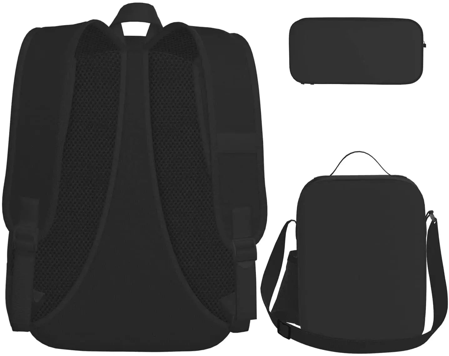 Avocado Exercise School Backpack Pencil Case Lunch Bag Set