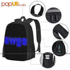 Awge Backpack Large Capacity Gym Sports Bag Riding Backpack
