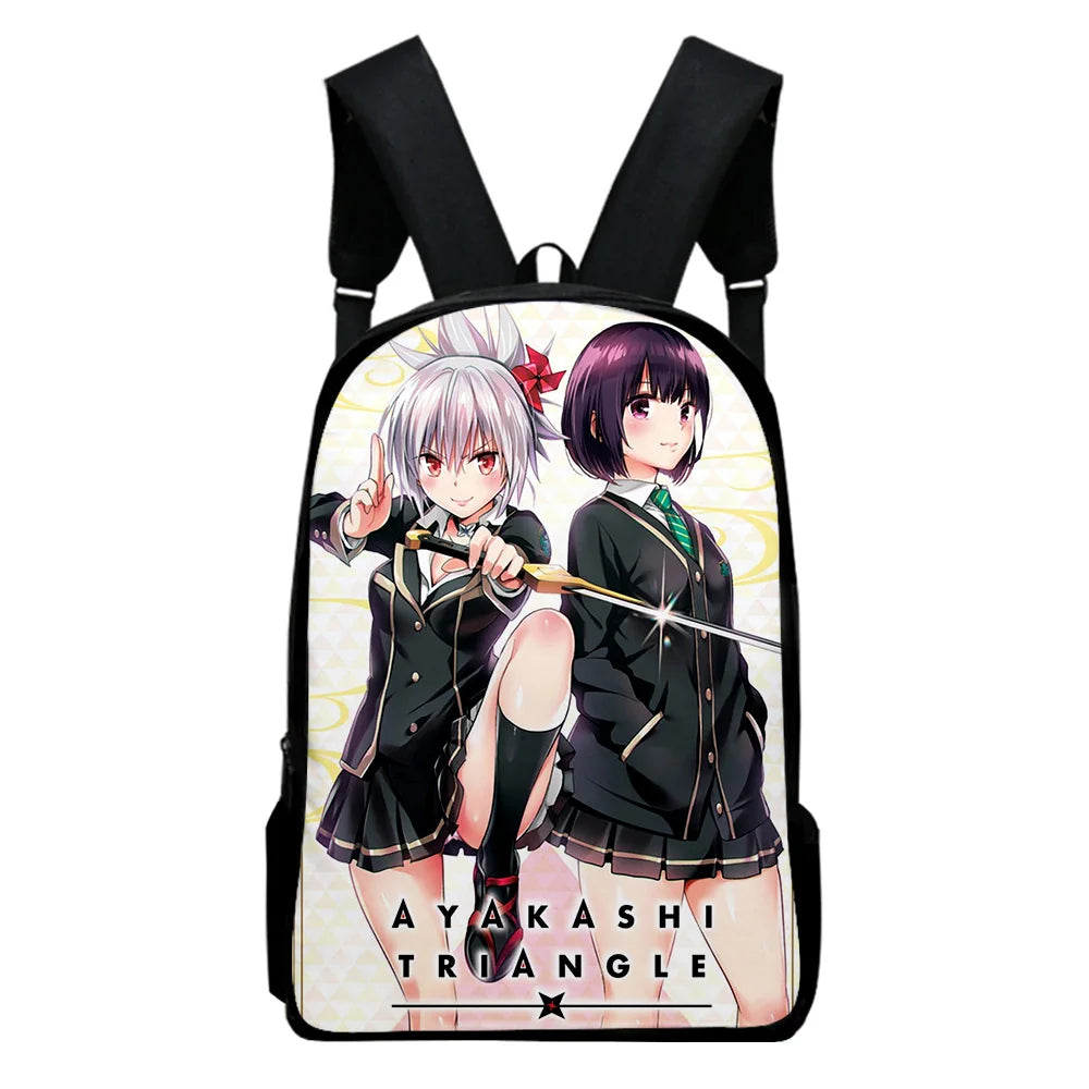 Ayakashi Triangle Anime Bag Japanese Manga School Bag Adult Kids Bags