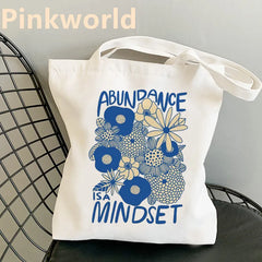 Flower Print Shopper Bag Women's Shoulder Bag Tote