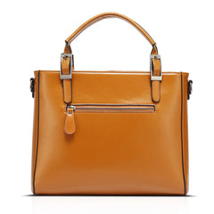 Stylish Crossbody Bag Oil Wax PU Messenger Bag Women Handbags