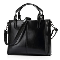 Stylish Crossbody Bag Oil Wax PU Messenger Bag Women Handbags
