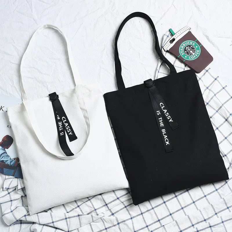 Canvas Shoulder Bags Bucket School Shopping Bags Beach Bag Heuptasje Sacoche Fem