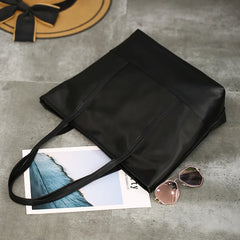 Women Oxford Cloth Casual Tote Portable Shopping Bag Shoulder Bags