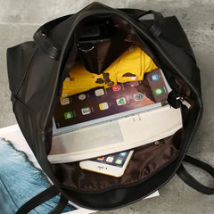 Women Oxford Cloth Casual Tote Portable Shopping Bag Shoulder Bags