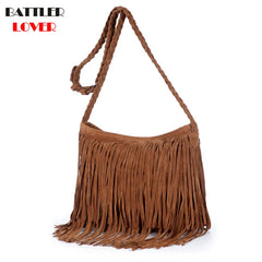 Tassel Handbag Shoulder Bags Womens Crossbody Bag